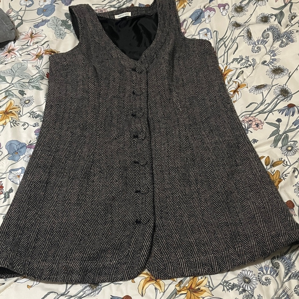 American Eagle Outfitters Black and White Patterned Top